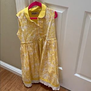 Yellow flower dress